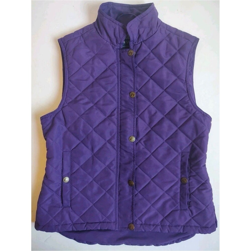 Quilted Purple Sleeveless Vest – Women's Lightweight Layer